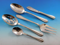 Melon Bud Frosted by Gorham Stainless Steel Flatware Set Service 12 New 65 pc