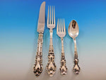 Meadow Rose by Wallace Sterling Silver Flatware Set for 8 Dinner Service 32 Pcs