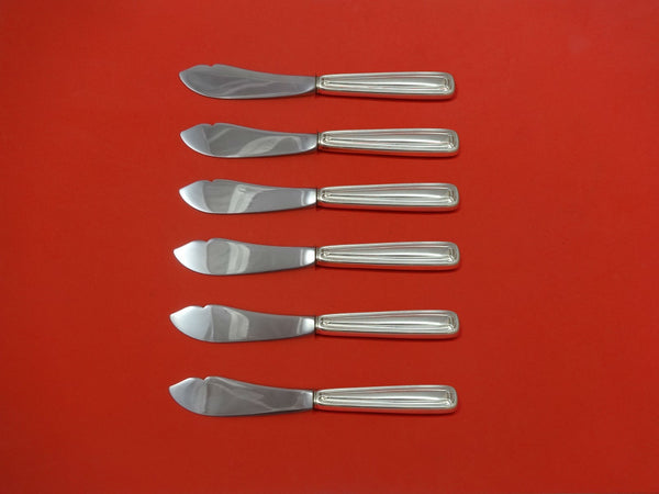 Saint Dunstan by Tiffany & Co Sterling Silver Trout Knife Set 6pc Custom 7 1/2"