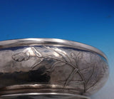 Mixed Metals by Whiting Sterling Silver Centerpiece Bowl Oval Sea Motif (#4702)