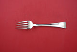 Lap Over Edge Hand Engraved By Tiffany Sterling Dinner Fork w/ stork  8"
