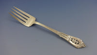 Rose Point by Wallace Sterling Silver Dinner Size Flatware Set Service 77 Pieces