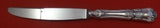 Barocco by Schiavon Italy Sterling Silver Dinner Knife 10" Antique