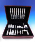 Heraldic by Whiting Sterling Silver Flatware Set For 8 Service 35 pieces Rare