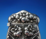 Sterling Silver Match Safe with Lillies 2 3/8" x 1 3/8" (#6478)