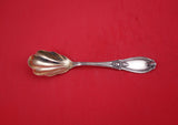 Grecian by Whiting-Hebbard Sterling Silver Sugar Spoon Shell Stippled Finish 6"