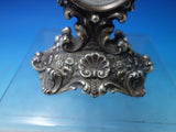 Looping Co. Silverplate 8 Day Alarm Clock C.1920's 5 1/4" x 4" (#6161)