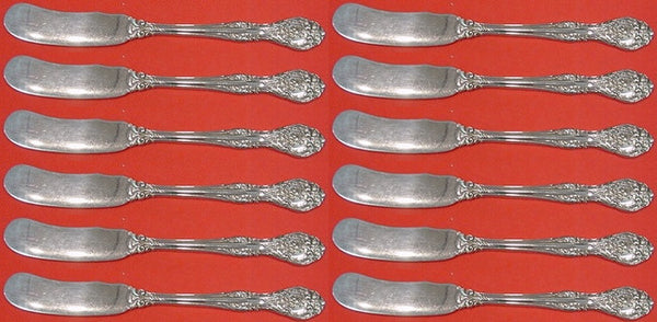 King Edward by Gorham Sterling Silver Butter Spreader flat handle Set 12p 5 7/8"
