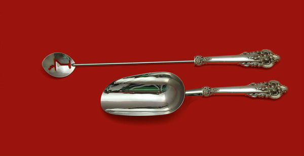 Grande Baroque by Wallace Sterling Silver Bar Set 2pc HHWS Custom Made