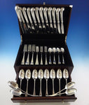 Williamsburg Shell by Stieff Sterling Silver Dinner Flatware Set Service 60 Pcs