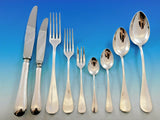 Queen Anne by Cesa 1882 Italy 800 Silver Flatware Set Service 56 pcs Dinner