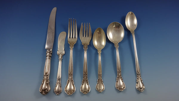 Chantilly by Gorham Sterling Silver Flatware Set For 8 Service 78 Pieces