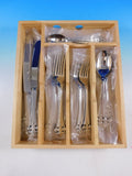 Crusader Celtic by Helmic ONC Stainless Steel Flatware Set 12 Service 60 pcs New