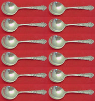 French Renaissance by Reed and Barton Sterling Silver Cream Soup Spoon Set 12pcs