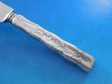 Lap Over Edge Acid Etched by Tiffany Sterling Dessert Knife HHAS w/ Foliage #1
