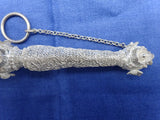Sterling Handmade Tussie Mussie Posey Posy Holder Filigree Flower Overlay #J1232