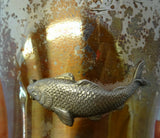 Cairo by Gorham Mixed Metals Trophy w/ Fish Shell Aesthetic Museum Piece (#0051)