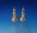 George II by Ellmore Sterling Silver Salt and Pepper Shaker 2pc Set #835 (#5185)