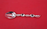 Swirl by Shirley Fields Sterling Silver Salad Fork 6" Flatware Heirloom
