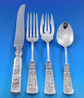 Fontainebleau by Gorham Sterling Silver Flatware Set 8 Service 43 pcs Luncheon
