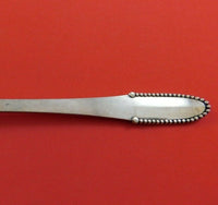 Beaded by Georg Jensen Sterling Silver Cocktail Fork with GJ Mark 6 1/8" Antique