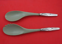 Southwind by Towle Sterling Silver Salad Serving Set 2pc HH with Green Nylon 12"