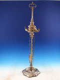 Silverplate Hookah / Water Pipe with Four Chains Various Implements (#6493)