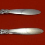 Cactus by Georg Jensen Sterling Silver Salad Serving Set 2pc FH All Sterling 9"