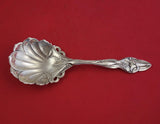 Easter Lily by Frank Whiting Sterling Silver Berry Spoon very heavy 5.0 oz 9"
