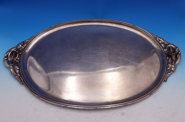 Redlich and Co Sterling Silver Tea Tray #9592 26 1/2" x 16" 107.66 ozt. (#1200)