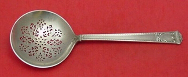 San Lorenzo by Tiffany and Co Sterling Silver Pea Spoon with Flower Piercing 9"