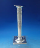 Beaded by Bigelow Kennard Sterling Silver Candlestick Pair #10 BC w/Wreath #6362