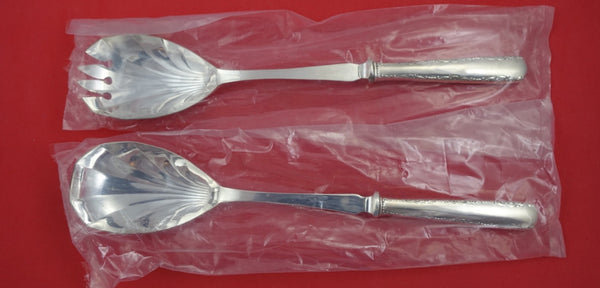 Camellia by Gorham Sterling Silver Salad Serving Set HHWS appears unused 11 1/4"