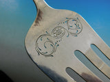 Dahlia by Georg Jensen Sterling Silver Fish Serving Fork Dolphins Pierced 9 1/2"