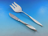 Vivant by Oneida Sterling Silver Flatware Set for 8 Service 47 Pieces Modern