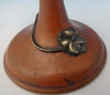 Mixed Metals by La Pierre Copper Bud Vase w/Silver Flowers 3 1/2" Tall (#0499)