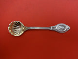 Medallion Coin by E. Jaccard & Co. Salt Spoon Master w/Scalloped Bowl 3 7/8"