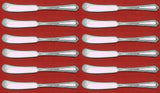 D'Orleans by Towle Sterling Silver Butter Spreader Flat Handle Set of 12 pcs 6"