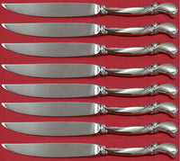 Waltz of Spring by Wallace Sterling Silver Steak Knife Set 8pc Not Serr Custom