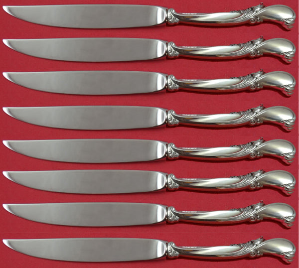 Waltz of Spring by Wallace Sterling Silver Steak Knife Set 8pc Not Serr Custom