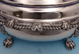 English Silver on Copper Vegetable Dish Covered 14" x 9 1/2" x 9" (#9268)