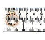 Victorian 10k Rose Gold Australian Opal Ring Cigar Band Size 5.25 (#J6578)