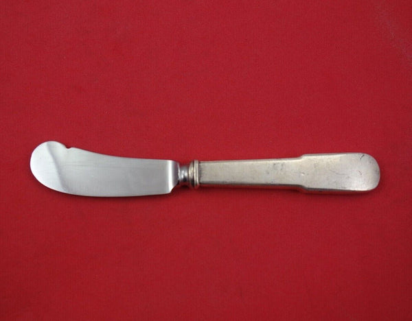 Colonial Fiddle by Watson Sterling Silver Butter Spreader HH Paddle with Notch