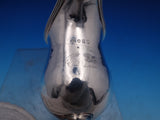 English Georgian Sterling Silver Creamer w/Family Crest Arm Flag Griffin (#8447)