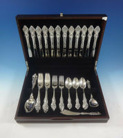 El Grandee by Towle Sterling Silver Flatware Set For 12 Service 52 Pieces