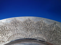 Russian .84 Silver Hand Engraved Plate Middle Eastern c. 1910 8 3/4" (#6163)