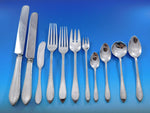 Feather Edge by Tiffany Sterling Silver Flatware Set for 8 Service 88 pcs Dinner