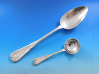 Tetard Freres Shell & Bead 950 Silver Flatware Set Service French 128 pcs Dinner