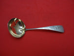 Antique Engraved #8 by Gorham Sterling Silver Gravy Ladle Goldwashed 7 1/4"