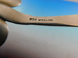 Japanese by Gorham Sterling Silver Berry Spoon Brite Cut Detailing 9 3/8"
